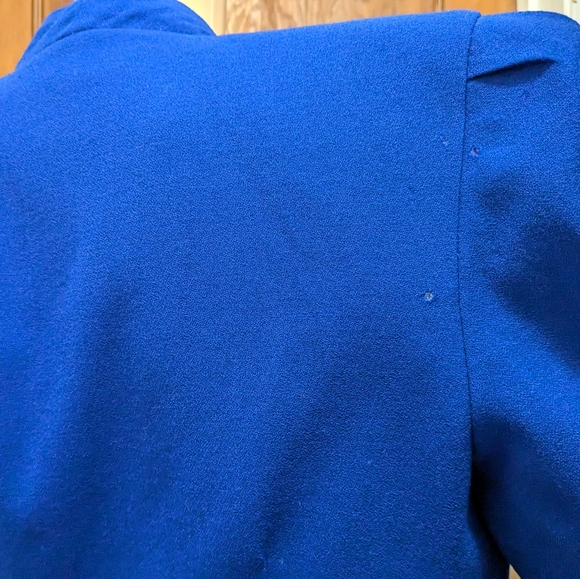 Beaded Blue Bolero Jacket Size 8 by A.J. Bari - Picture 7 of 16